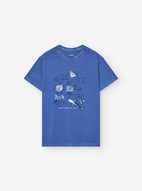 T-shirt en Coton avec Imprimé - Kiabi
