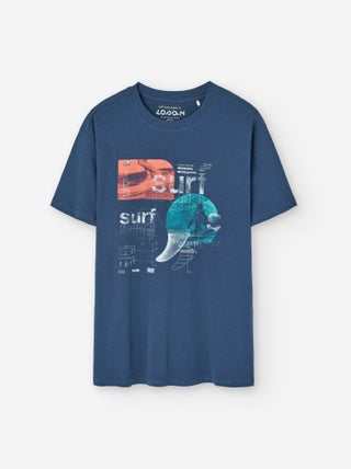 T-shirt en Coton avec Imprimé