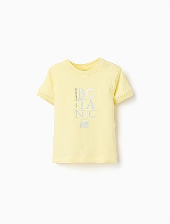 T-shirt en coton avec imprimé Botanic