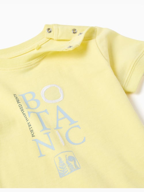T-shirt en coton avec imprimé Botanic - Kiabi