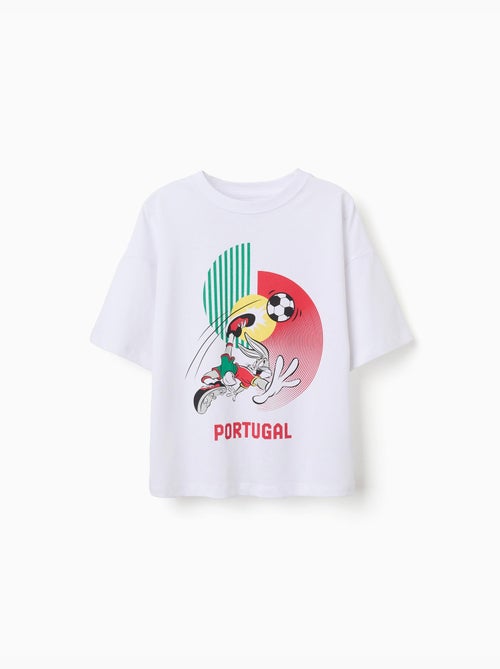 T-shirt en coton avec imprimé Bugs Bunny - Kiabi T-shirt en coton avec imprimé Bugs Bunny - Kiabi