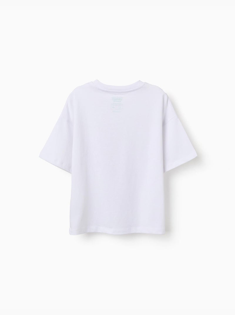 T-shirt en coton avec imprimé Bugs Bunny Blanc - Kiabi