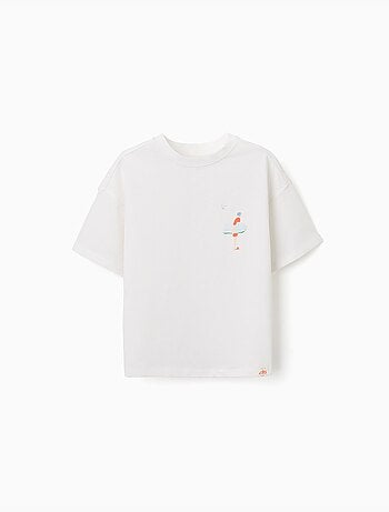 T-shirt en coton avec imprimé Carolina Celas x Zippy