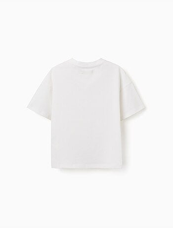 T-shirt en coton avec imprimé Carolina Celas x Zippy