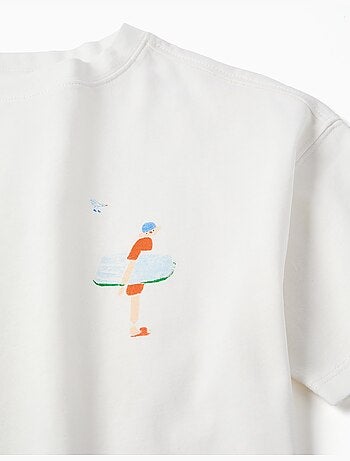 T-shirt en coton avec imprimé Carolina Celas x Zippy