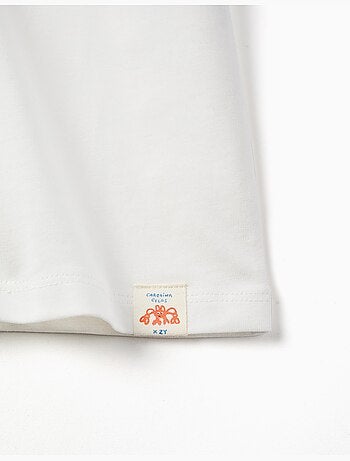 T-shirt en coton avec imprimé Carolina Celas x Zippy