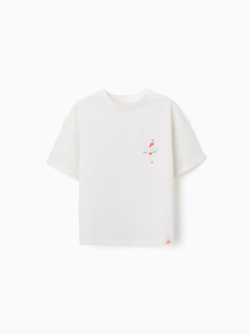 T-shirt en coton avec imprimé Carolina Celas x Zippy - Kiabi
