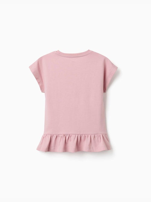 T-shirt en coton avec imprimé cœur floral - Kiabi T-shirt en coton avec imprimé cœur floral - Kiabi