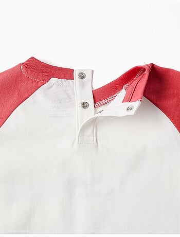 T-shirt en coton avec imprimé Colors
