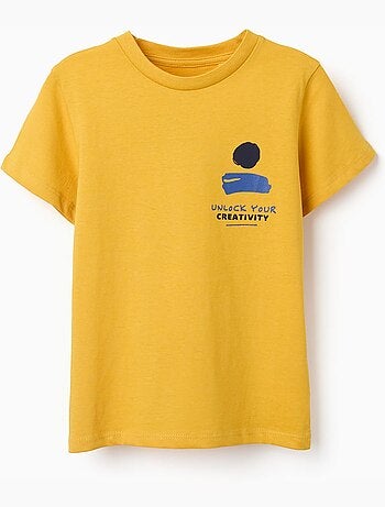 T-shirt en coton avec imprimé Just Colors