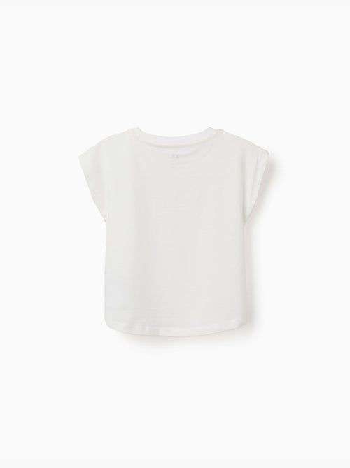 T-shirt en coton avec imprimé d'été - Kiabi
