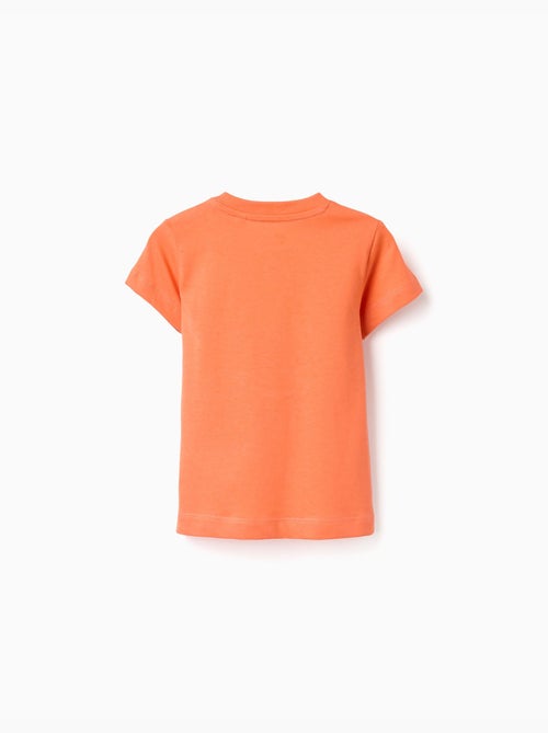T-shirt en coton avec imprimé éléphant - Kiabi