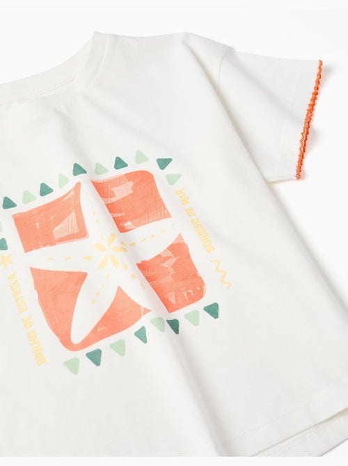 T-shirt en coton avec imprimé étoile de mer - Kiabi T-shirt en coton avec imprimé étoile de mer - Kiabi