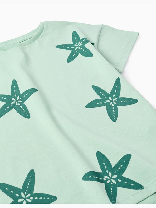 T-shirt en coton avec imprimé étoile de mer - Kiabi T-shirt en coton avec imprimé étoile de mer - Kiabi