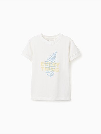 T-shirt en coton avec imprimé Everything