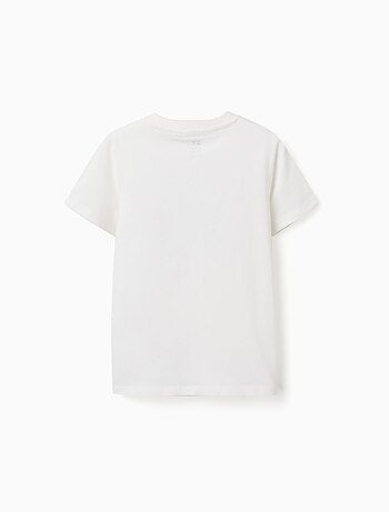 T-shirt en coton avec imprimé formes