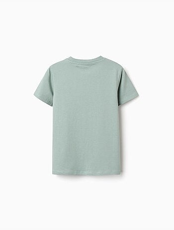 T-shirt en coton avec imprimé formes