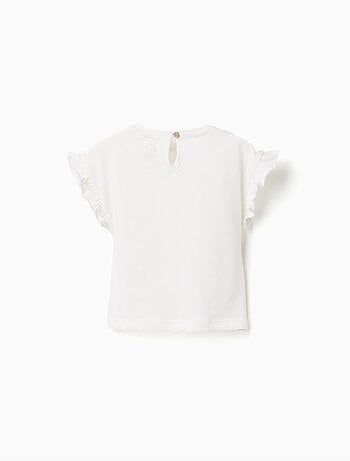 T-shirt en coton avec imprimé fruits et glace