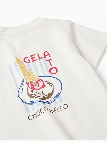 T-shirt en coton avec imprimé Gelato You&Me