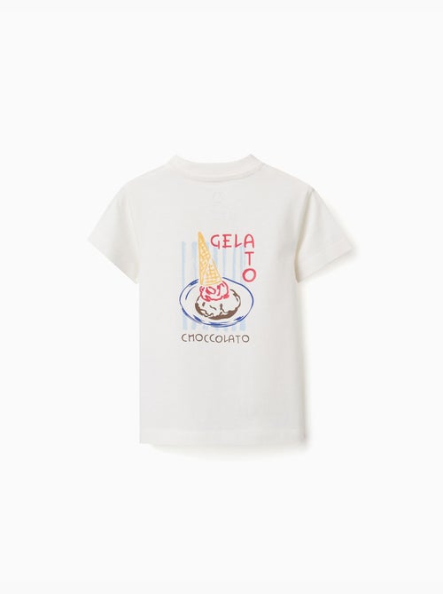 T-shirt en coton avec imprimé Gelato You&Me - Kiabi T-shirt en coton avec imprimé Gelato You&Me - Kiabi