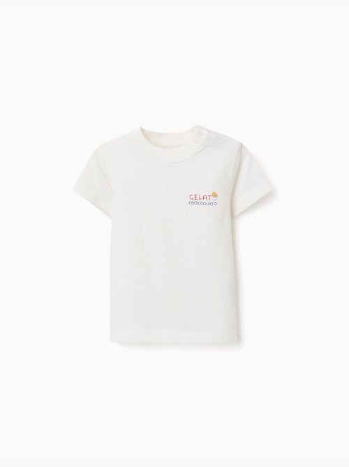 T-shirt en coton avec imprimé Gelato You&Me - Kiabi T-shirt en coton avec imprimé Gelato You&Me - Kiabi