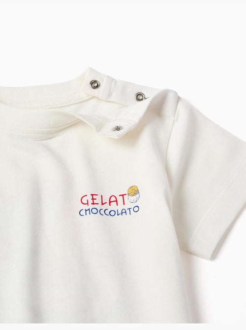 T-shirt en coton avec imprimé Gelato You&Me - Kiabi T-shirt en coton avec imprimé Gelato You&Me - Kiabi
