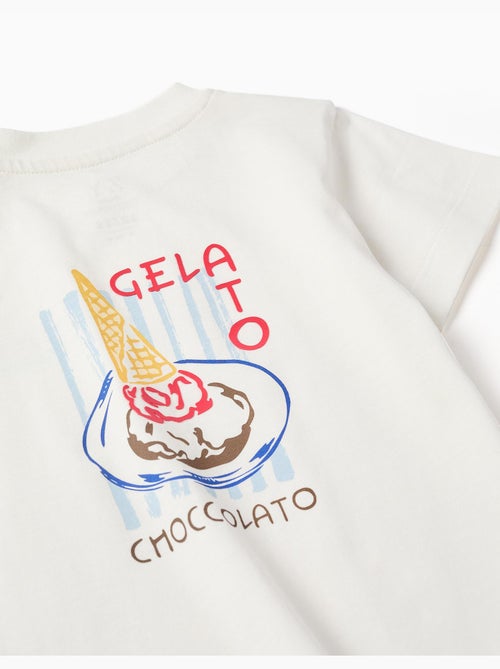 T-shirt en coton avec imprimé Gelato You&Me - Kiabi T-shirt en coton avec imprimé Gelato You&Me - Kiabi