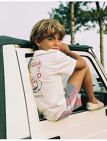 T-shirt en coton avec imprimé Gelato You&Me