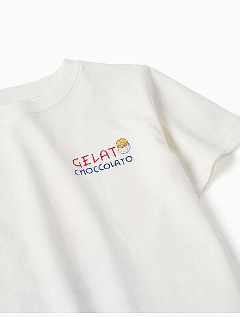 T-shirt en coton avec imprimé Gelato You&Me