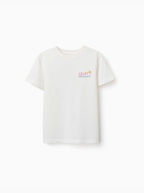 T-shirt en coton avec imprimé Gelato You&Me - Kiabi T-shirt en coton avec imprimé Gelato You&Me - Kiabi