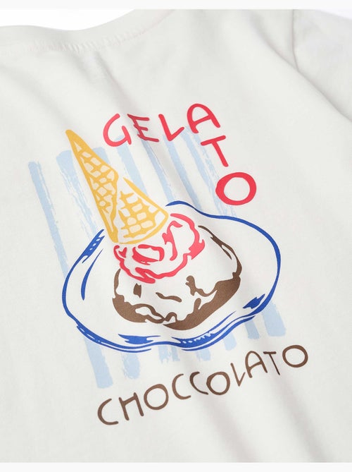 T-shirt en coton avec imprimé Gelato You&Me - Kiabi T-shirt en coton avec imprimé Gelato You&Me - Kiabi