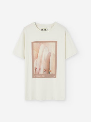 T-shirt en Coton avec Imprimé