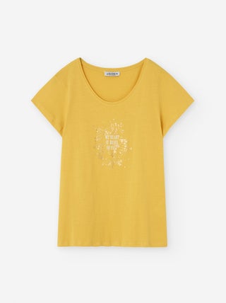 T-Shirt en Coton avec Imprimé