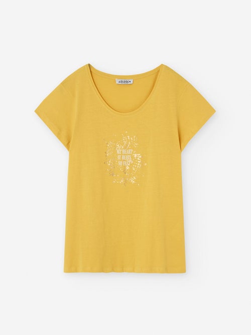 T-Shirt en Coton avec Imprimé - Kiabi