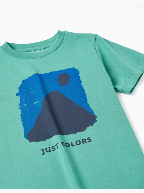 T-shirt en coton avec imprimé Just Colors - Kiabi