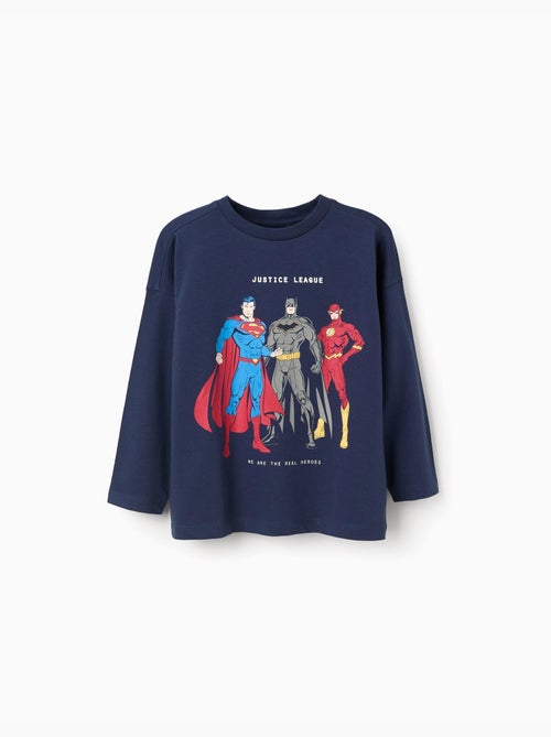 T-shirt en coton avec imprimé Justice League - Kiabi