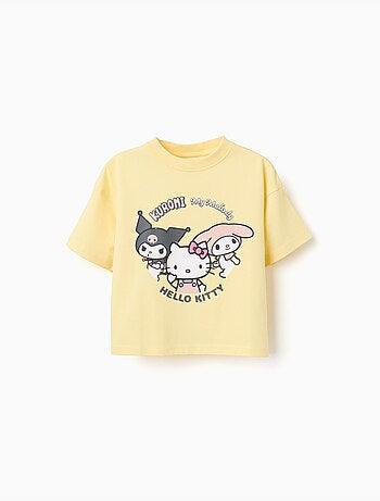 T-shirt en coton avec imprimé Kuromi & Friends