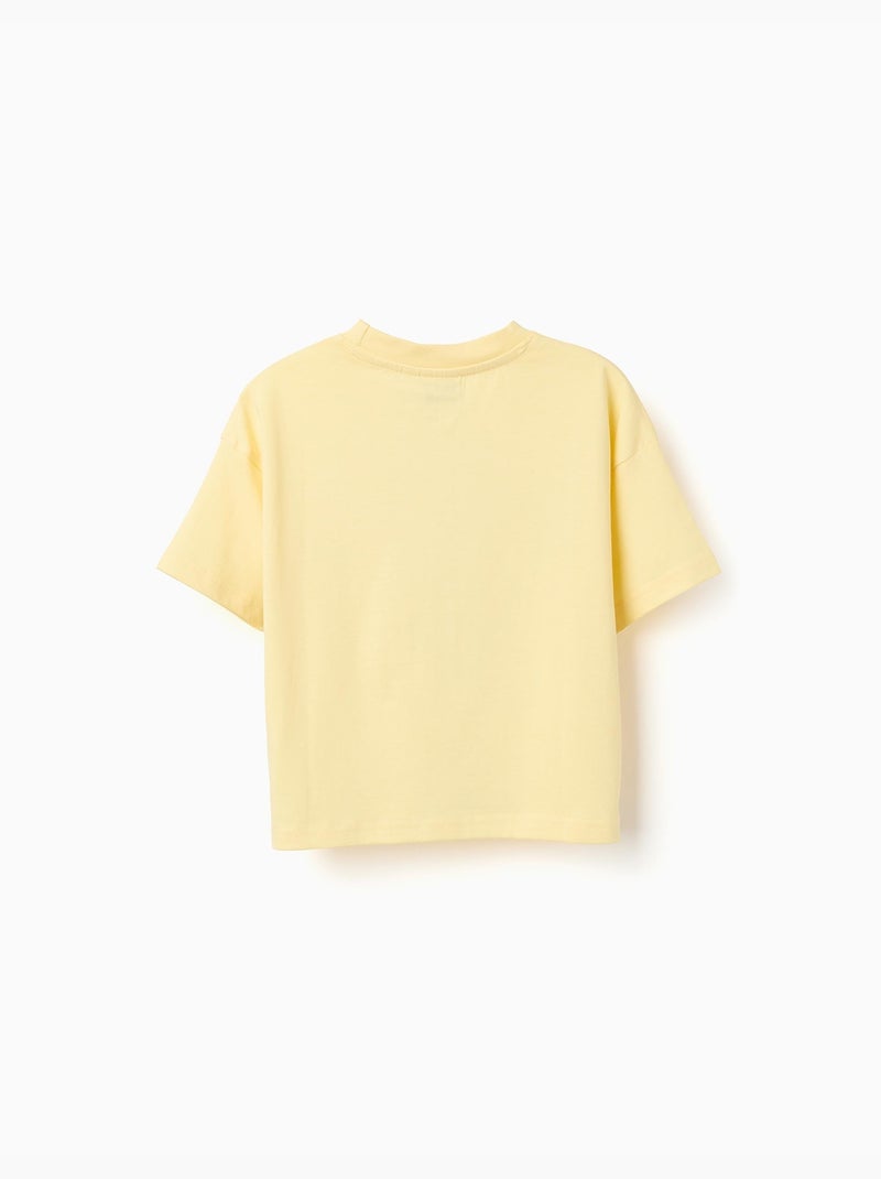 T-shirt en coton avec imprimé Kuromi & Friends Jaune clair - Kiabi
