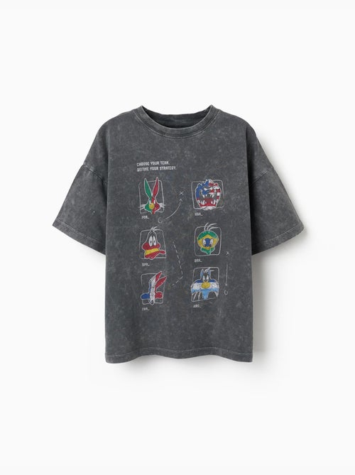 T-shirt en coton avec imprimé Looney Tunes - Kiabi T-shirt en coton avec imprimé Looney Tunes - Kiabi