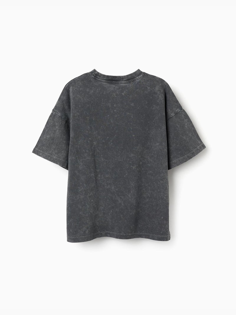 T-shirt en coton avec imprimé Looney Tunes Gris foncé - Kiabi