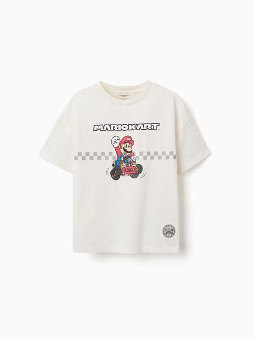 T-shirt en coton avec imprimé Mario Kart - Kiabi T-shirt en coton avec imprimé Mario Kart - Kiabi