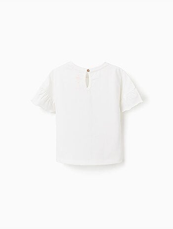 T-shirt en coton avec imprimé Minnie et Daisy