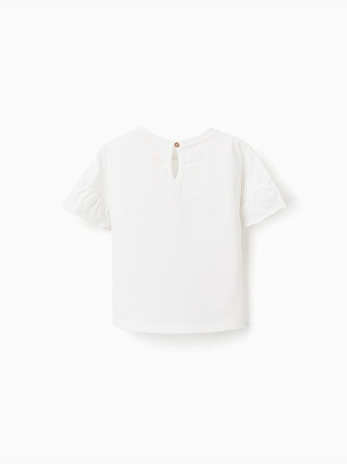 T-shirt en coton avec imprimé Minnie et Daisy - Kiabi