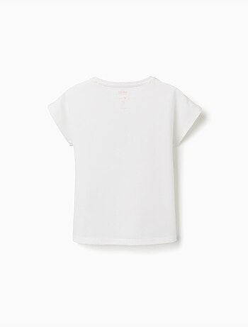 T-shirt en coton avec imprimé Minnie et Daisy