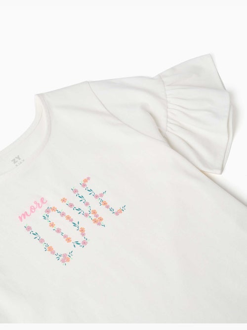 T-shirt en coton avec imprimé More Love - Kiabi T-shirt en coton avec imprimé More Love - Kiabi