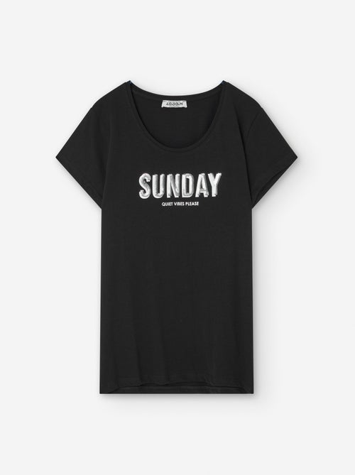 T-Shirt en Coton avec Imprimé - Kiabi
