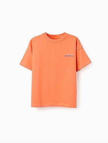 T-shirt en coton avec imprimé Normal is Boring