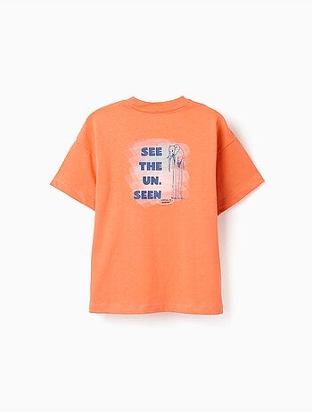 T-shirt en coton avec imprimé Normal is Boring