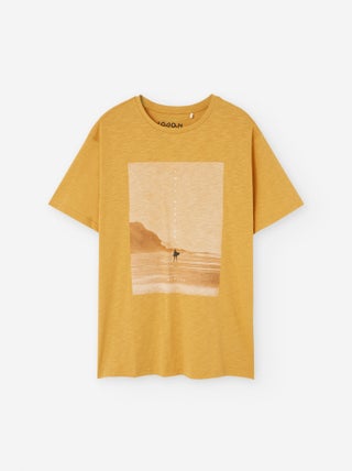 T-shirt en Coton avec Imprimé
