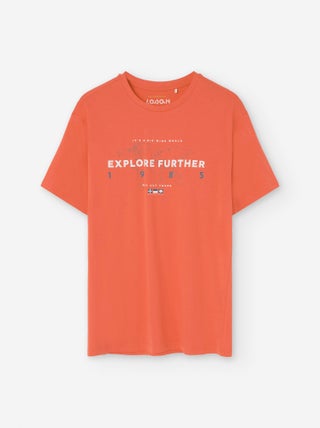 T-shirt en Coton avec Imprimé